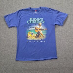 Kenny Chesney 2012 Brothers Of The Sun Tour T Shirt Adult M Blue Mens Country